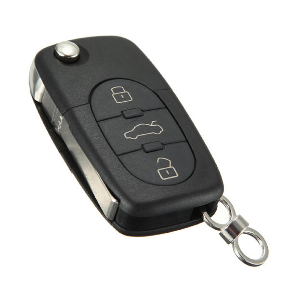 3 Buttons Remote Key Fob Case Shell Blade HAA for Audi - Image 2