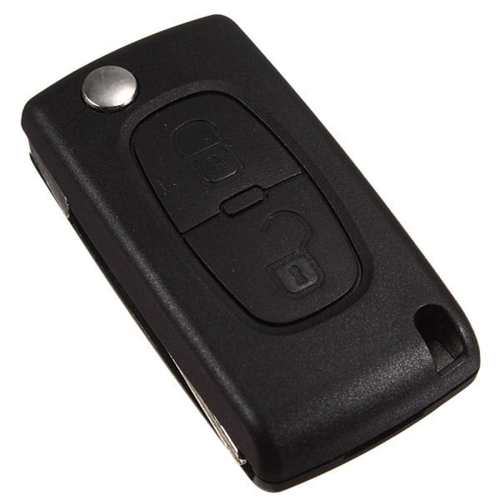 2 Buttons Remote Flip Key Shell Case for Peugeot with New Blade - Image 2