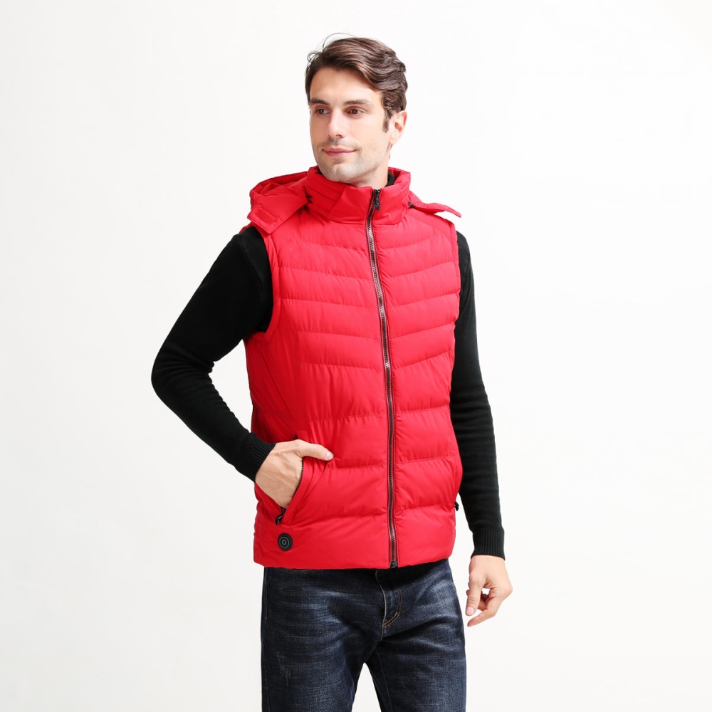 Intelligent Winter Electric Heating USB Sleeveless Vest Temperature Control Full - 3XL - Image 2