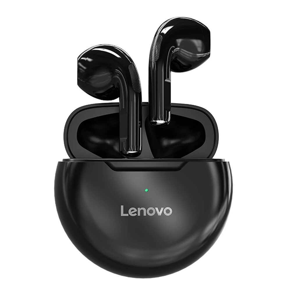 Lenovo LivePods HT38 TWS bluetooth 5.0 Earphone Mini Portable Earbuds 9D Stereo Waterproof Sport Headphone with Mic - Black