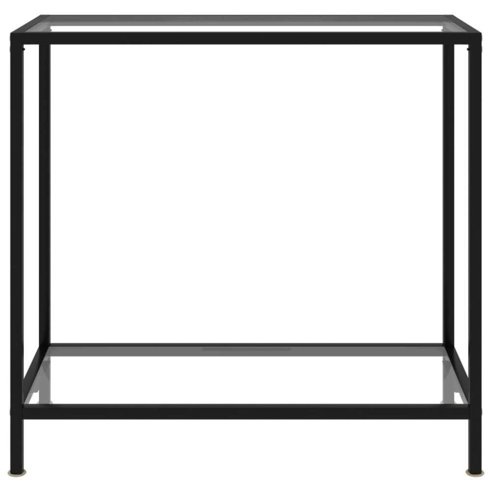 Console Table Transparent 31.5"x13.8"x29.5" Tempered Glass - Image 2