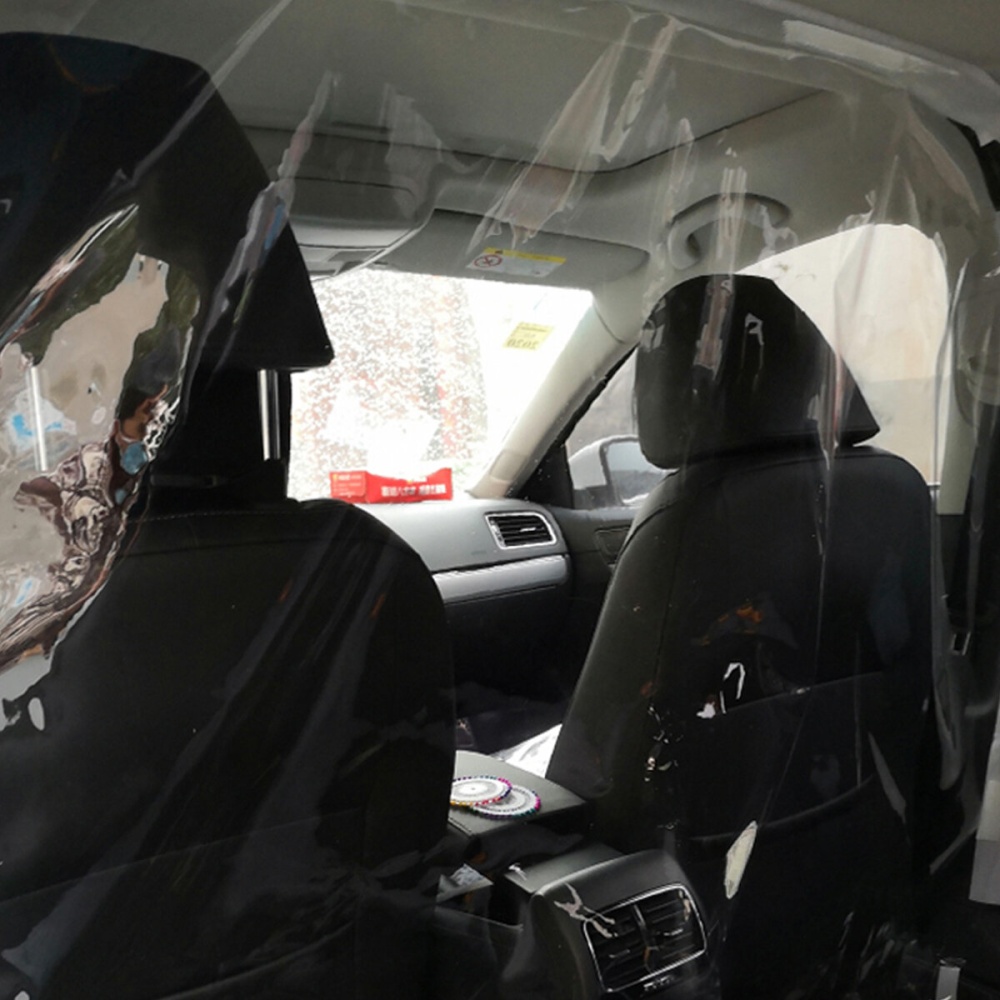 1.4*1.8M Car Isolation Film Fully Enclosed Transparent Isolation Curtain Protective Film Main Driving Seat Diver Isolation - Image 2