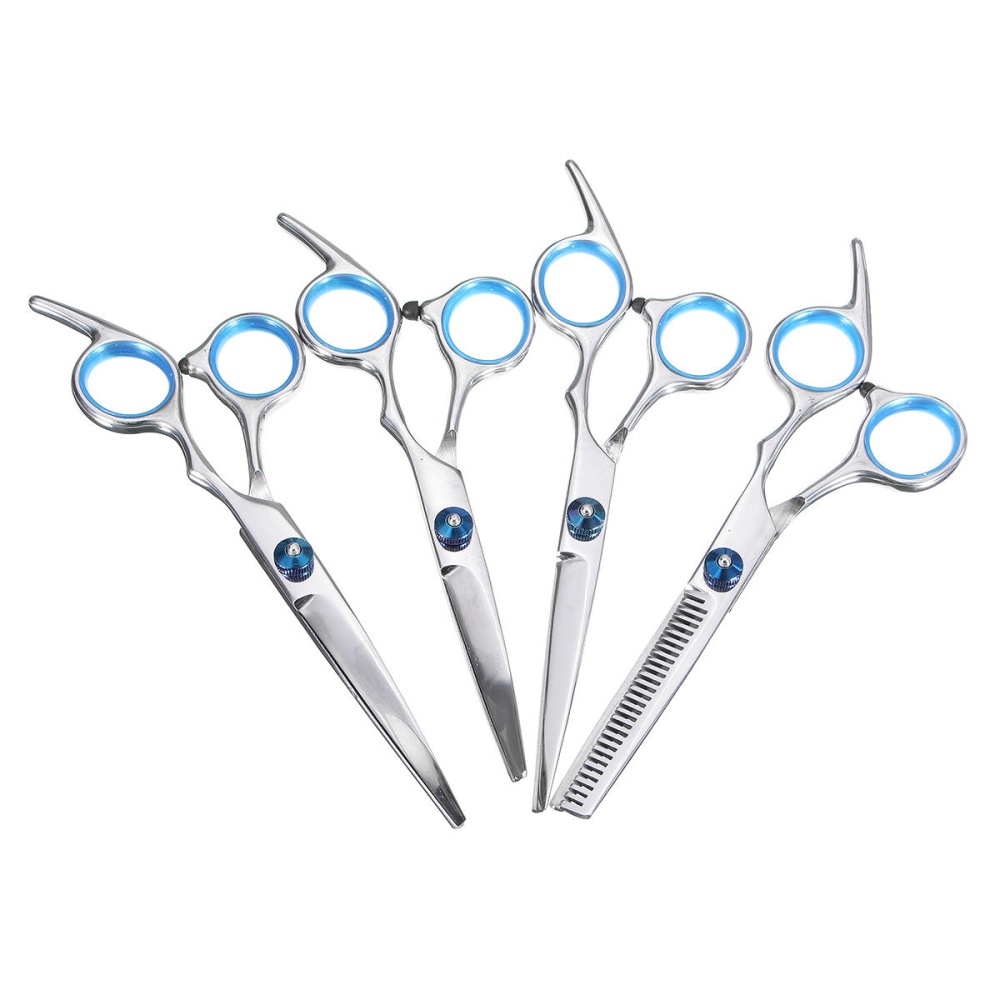 7Pcs/Lot Dog Cat Grooming Scissors Set Straight Curved Cutting Thinning Shears Kit Puppy Hair Trimmer Pet Beauty - Image 2