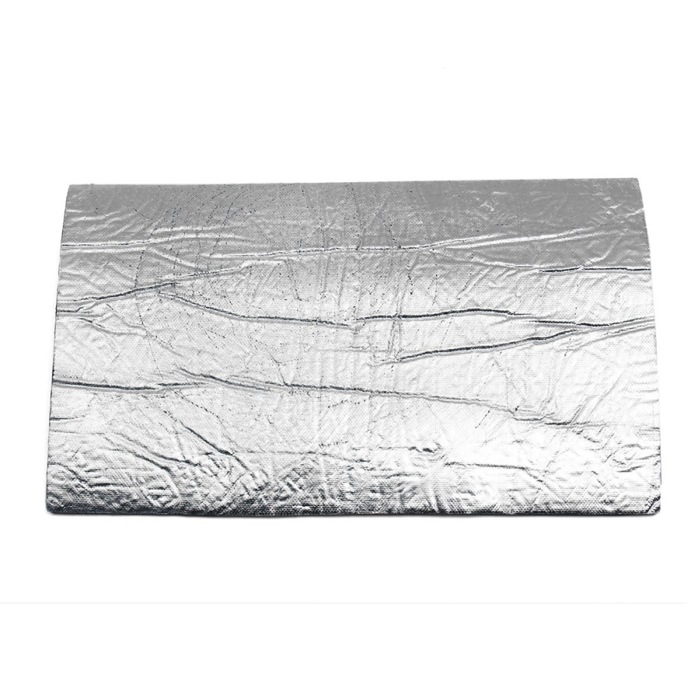 Aluminum Foil 10mm Thickness Car Sound Insulation Cotton Mat Heat Thermal Proofing Pad - Type C - Image 2