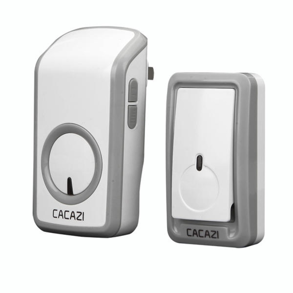 CACAZI Wireless Doorbell AC 110-220V Ultra Long Distance 350M Remote Door Bell 48 Chimes 6 Volume - EU Plug 1 to 1 - Image 2