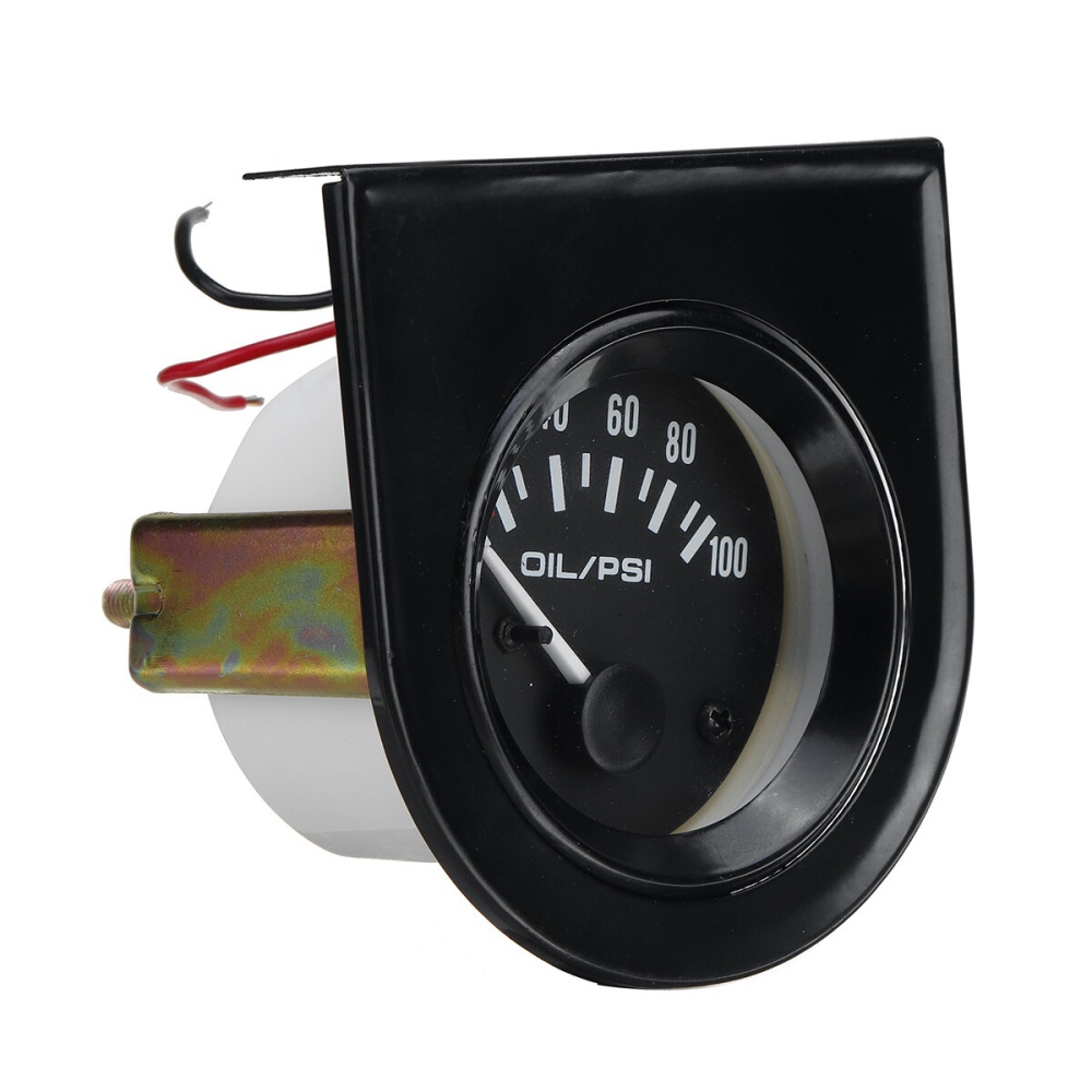 2'' 52mm Universal Car Black Pointer Oil Temperature Temp Meter Sensor Gauge LED - Image 2