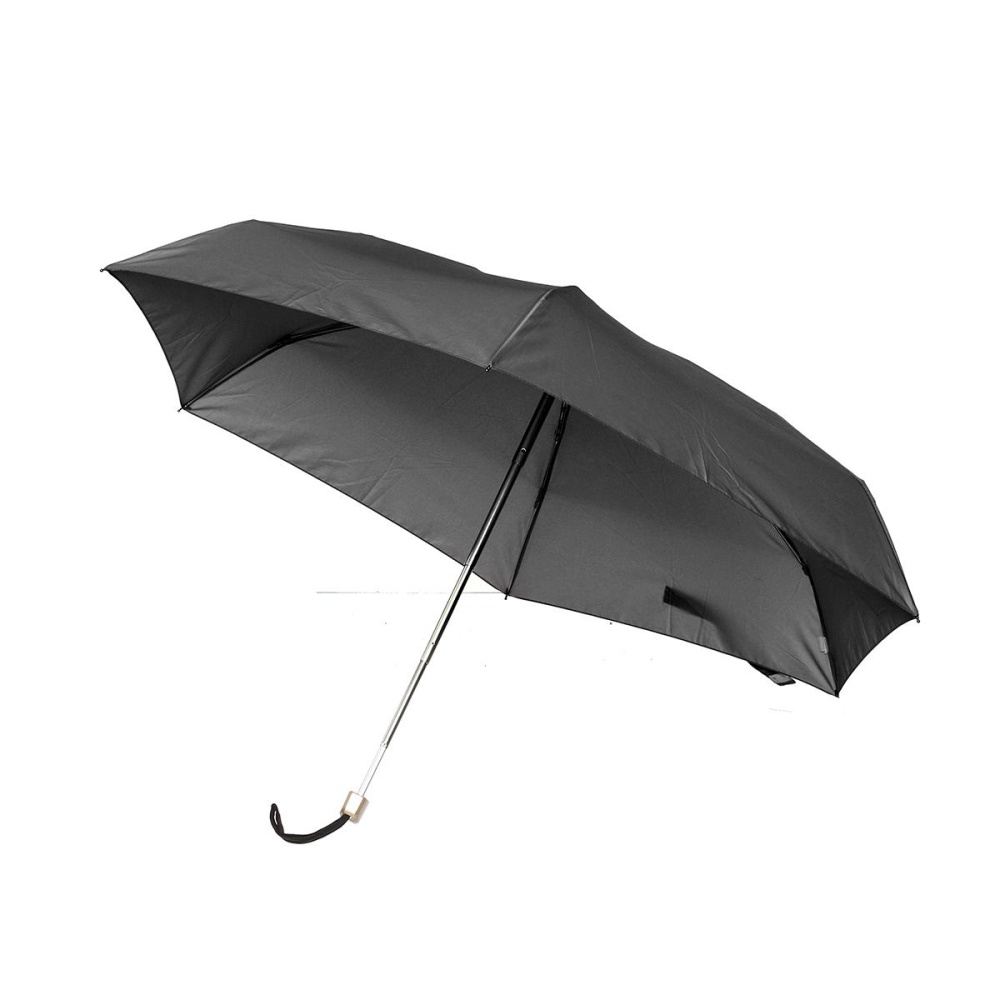 5 Folding Mini Umbrella UPF40+ Anti-UV Waterproof 6 Rids Sunshade - Black - Image 2