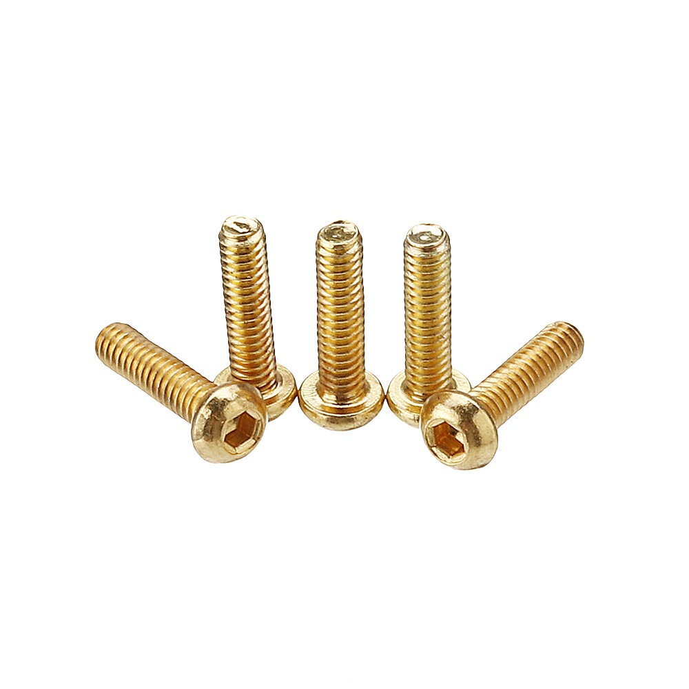 Suleve M3AH2 50Pcs Titanium Plated M3 Hex Socket Button Head Screws Alloy Steel 12.9 Grade Screw Bolt 5-20mm - 12mm - Image 2