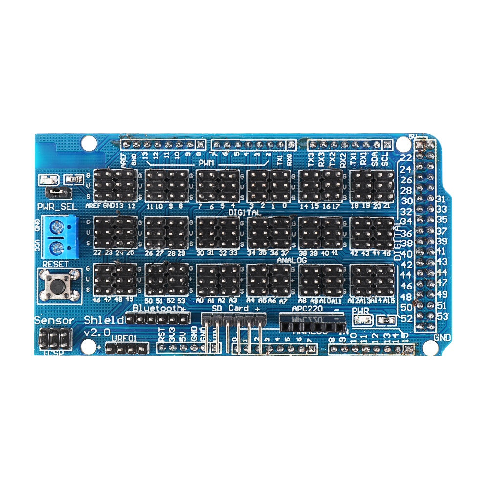 3Pcs MEGA Sensor Shield V2.0 Expansion Board For ATMEGA 2560 R3 - Image 2