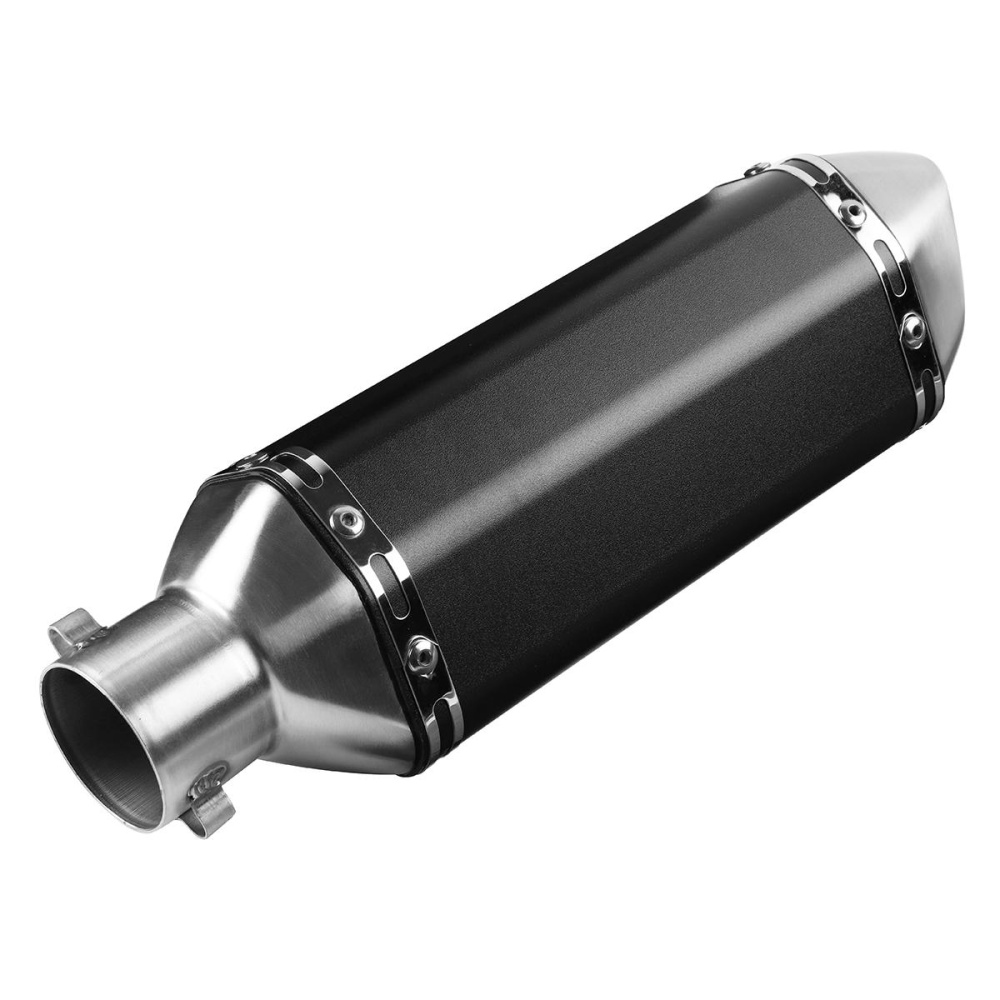 38mm-51mm Motorcycle Exhaust Muffler Pipe with Silencer Slip-On Scooter Universal - Image 2