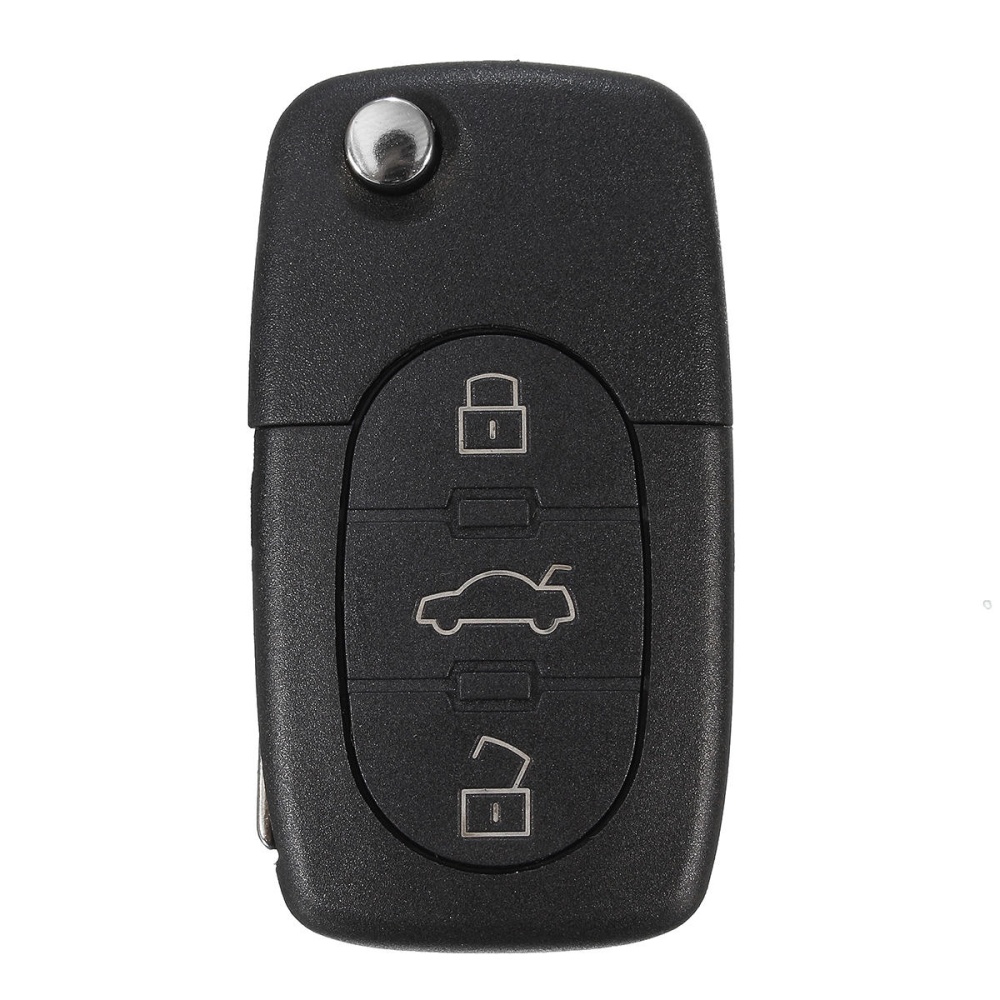 433MHZ 3 Button Flip Remote Key Fob ID48 Chip for Auid A3 A4 A6 TT 4D0 837 231 A - Image 2