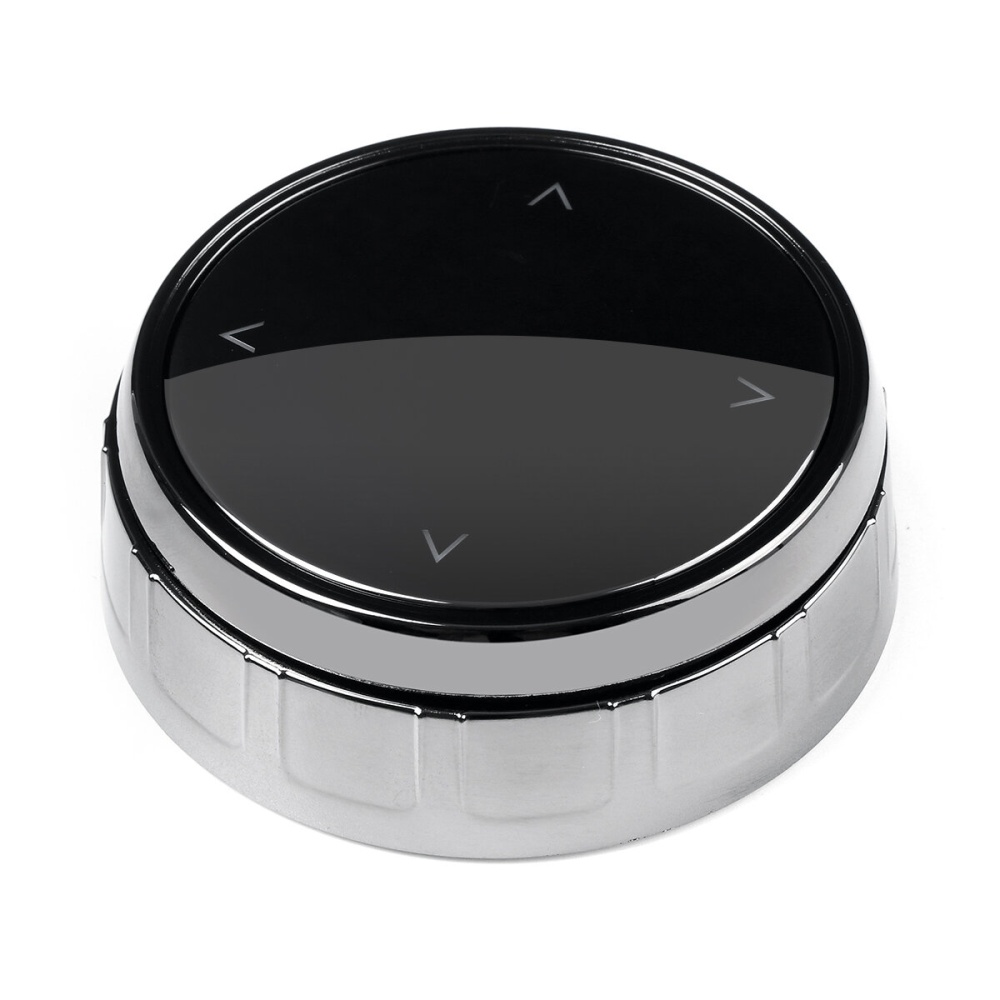 Car Multimedia Button Knob Cover For BMW E Chassis 7-Buttons - Silver