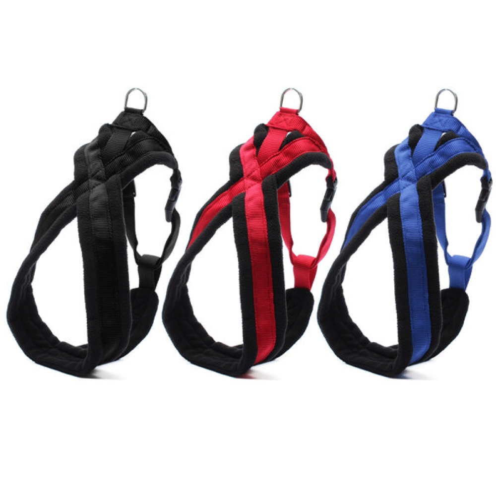 Adjustable Pet Dog Harness Walking Chest Strap Belt Lead Leash D-Ring - Blue S - Image 2