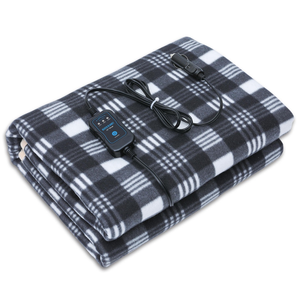 ELUTO 12V Car Heated Blanket Heating Pads Cover