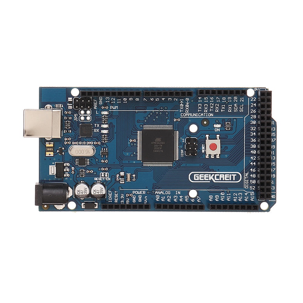 3Pcs MEGA 2560 R3 ATmega2560-16AU MEGA2560 Development Board With USB Cable - Image 2