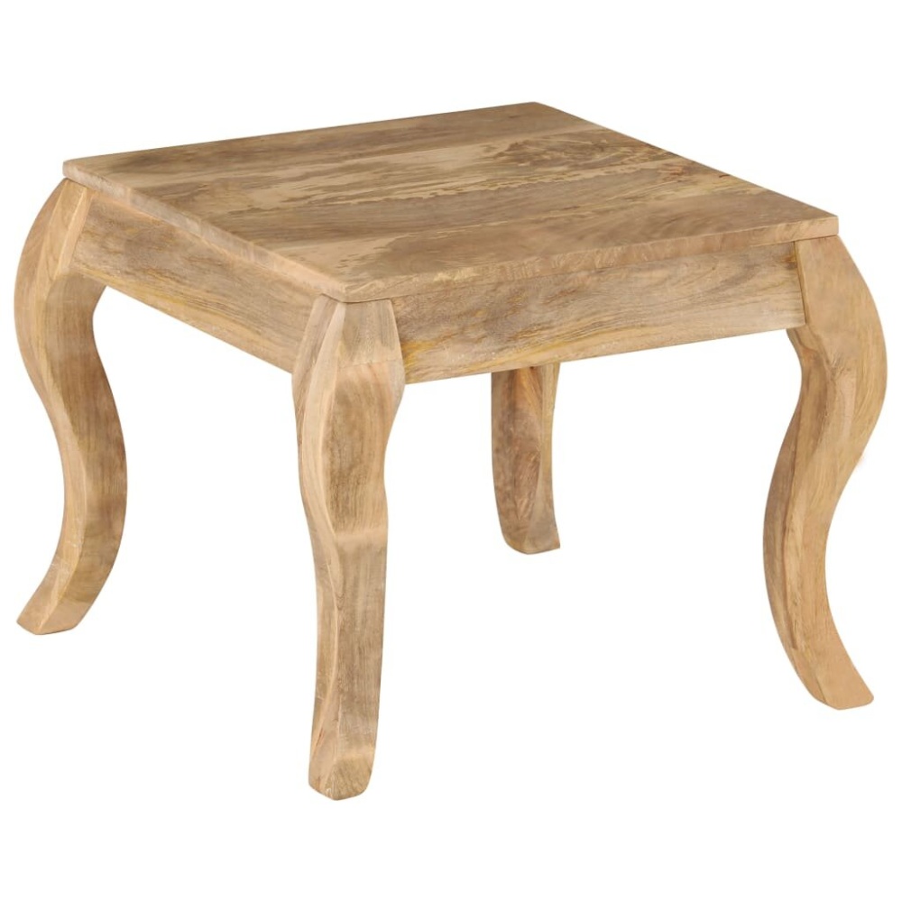 Side table 45x45x40 cm solid mango wood - Image 2