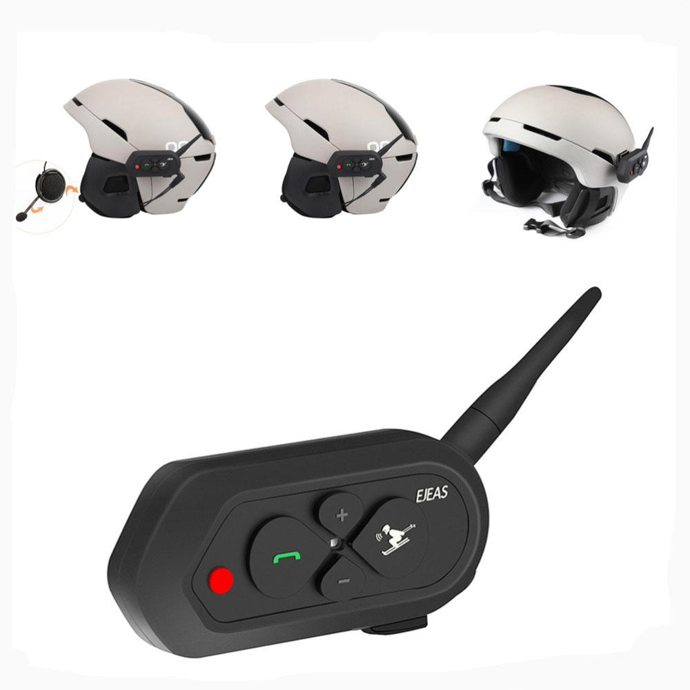 500mAh 1200M EJEAS Motorcycle Skiing Helmet Intercom Headset With bluetooth Function - Image 2