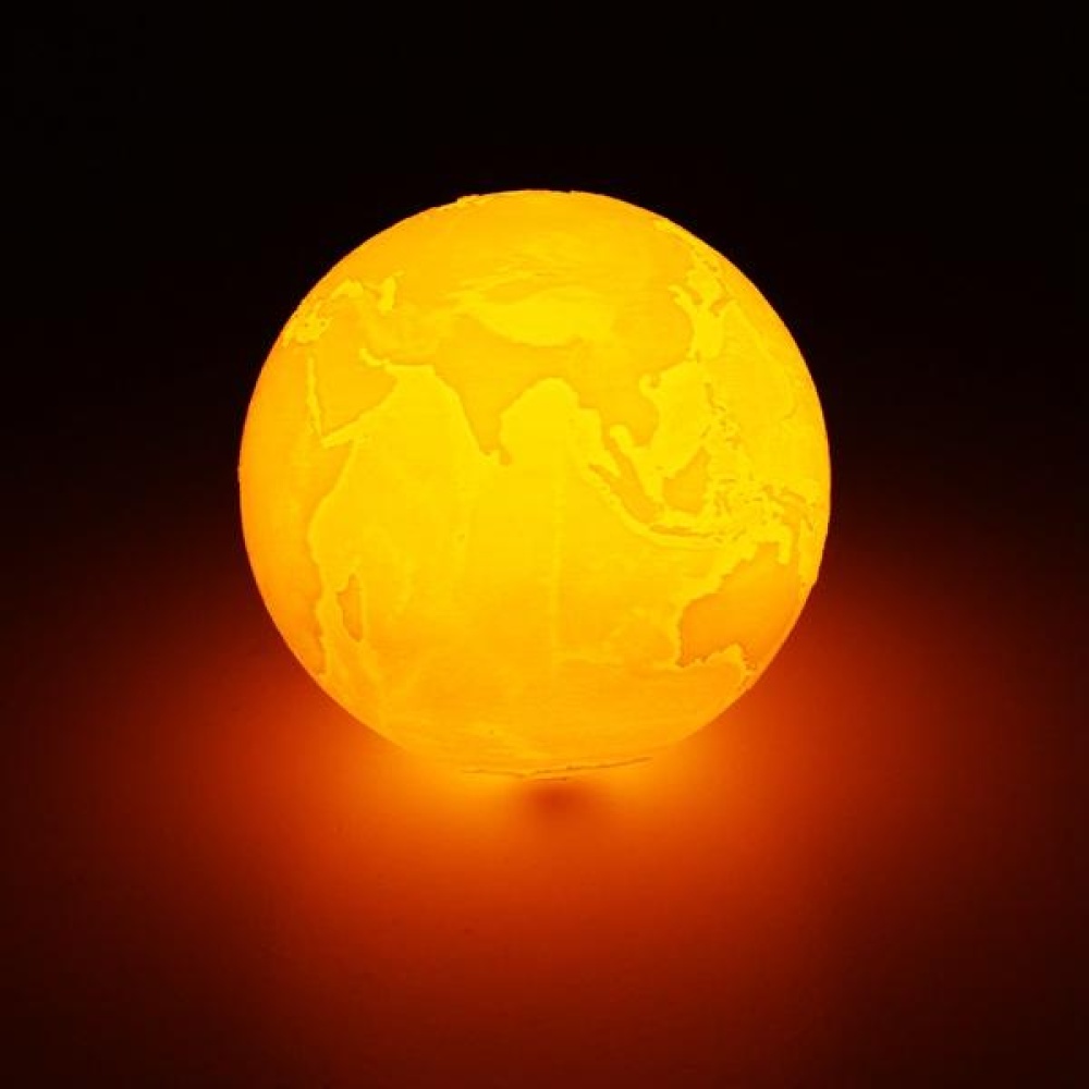 18cm 3D Earth Lamp USB Rechargeable Touch Sensor Color Changing LED Night Light Gift DC5V - Image 2