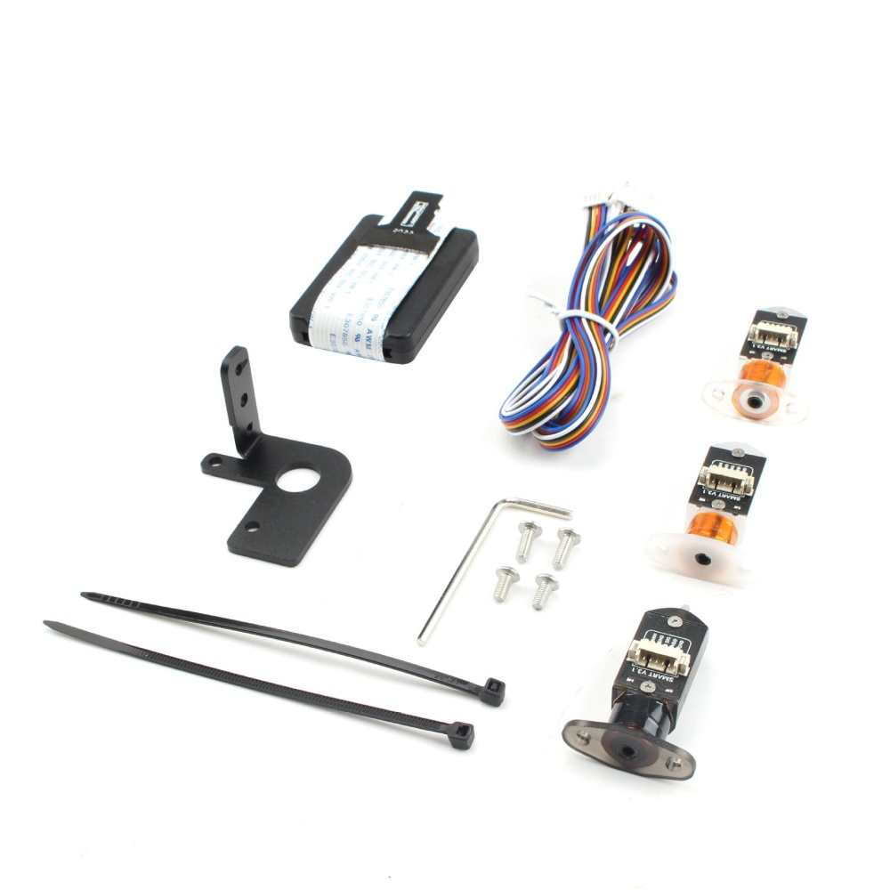 BL Touch Auto Leveling SEt wit 1.75mm PTEF Tube + MK9 Nozzles + Pneumatic Connectors Upgrade Kit for Ender-3/CR-10 Series 3D Printer - White