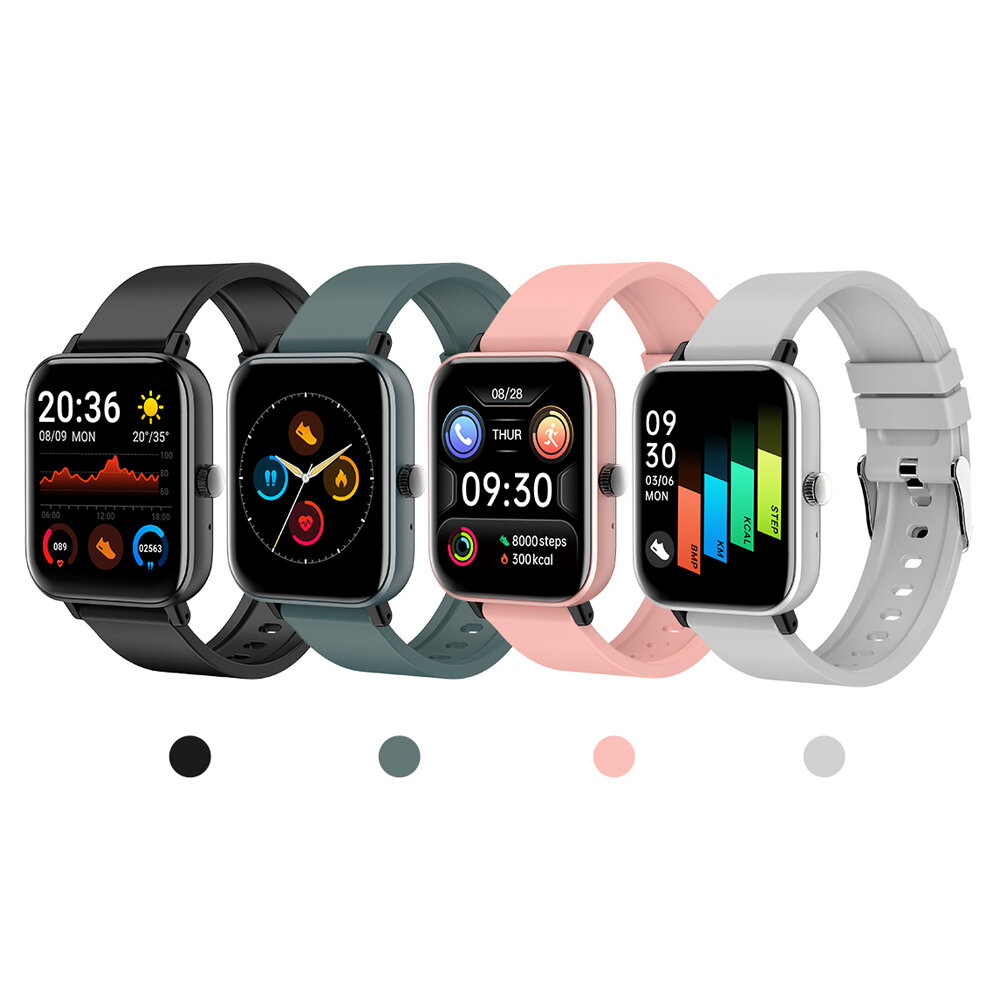 Bakeey H10 1.54 Inch bluetooth Call BT5.0 Wristband Heart Rate Monitor Weather Forecast Fitness Tracker 46 Days Standby Smart Watch - Grey - Image 2