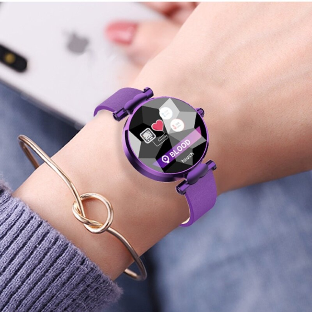 Bakeey B80 Female Menstrual Period Record Blood Pressure Leather Strap Fashion Smart Watch Whatsapp Reminder 8 Sports Mode - 003
