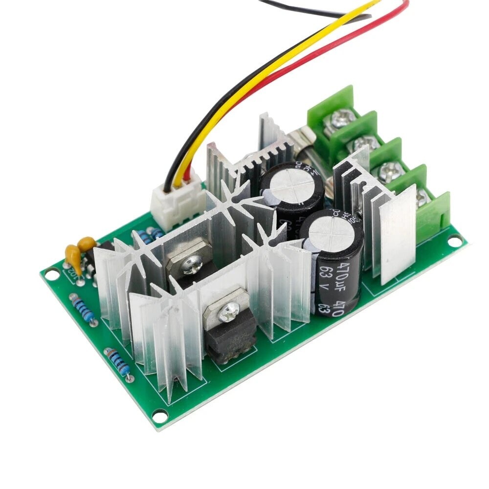 3Pcs DC 10-60V 20A 1200W Motor Speed Control PWM Motor Speed Controller Switch 20A Current Regulator High Power Module - Image 2