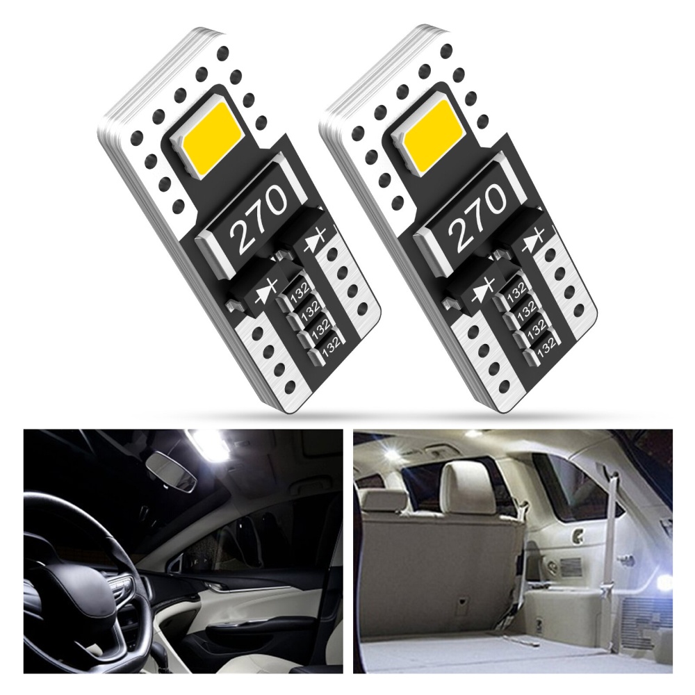 Novsight A500-T10 2PCS/10PCS 2835SMD LED Light 2W 100LM 6000K Waterproof Signal Lamp Fog Lights Spare Brake Reading Car Dome Lamp T15 194 W5W - A500- - Image 2