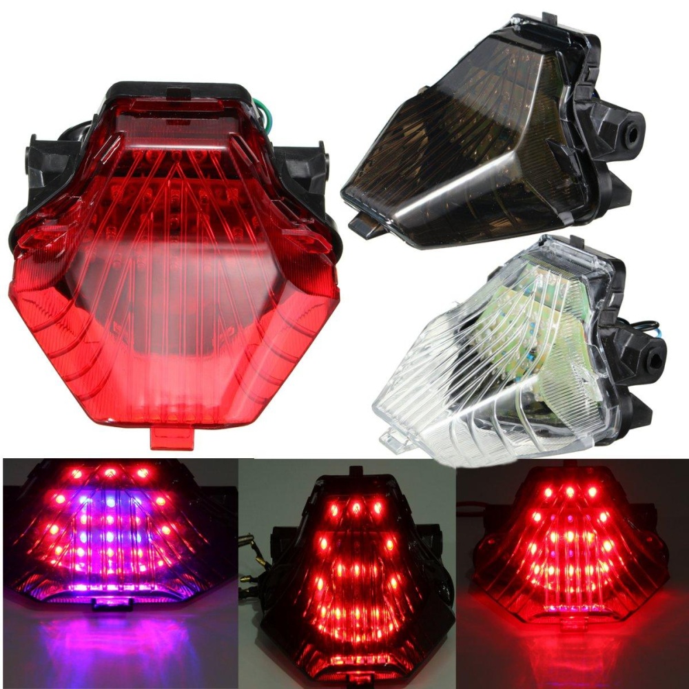 Tail Light Led Integrated Turn Signals Blinker For Yamaha MT-07 FZ-07 2014-2016 - Smoke