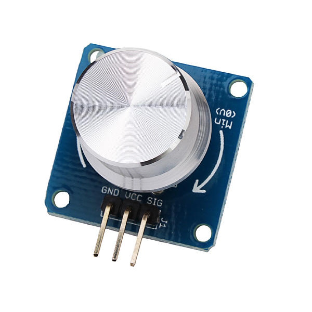 3Pcs Adjustable Potentiometer Volume Control Knob Switch Rotary Angle Sensor Module - Image 2