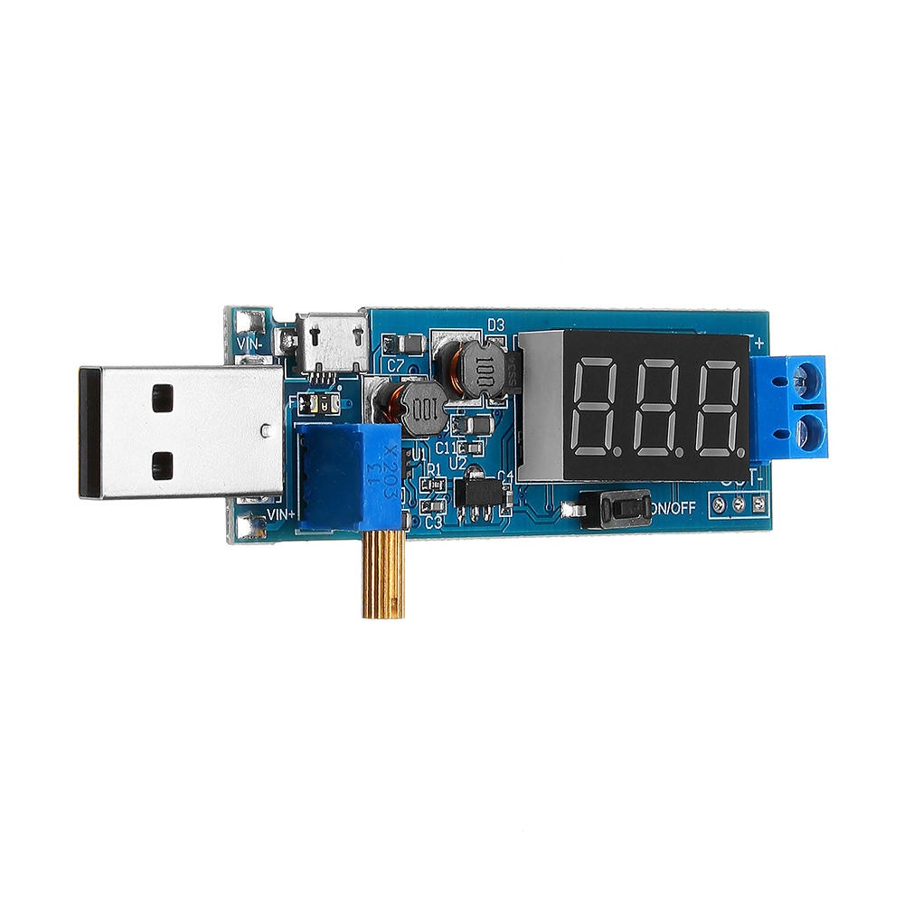 5pcs DC 3.5- 12V To DC 1.2-24V DC-DC USB Step UP / Down Power Supply Module Adjustable Boost Buck Converter - Image 2