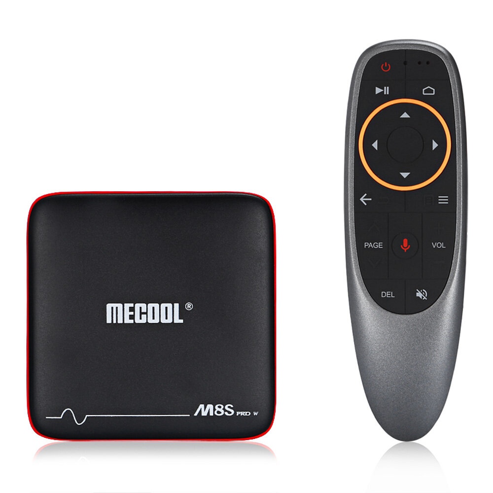 Mecool M8S PRO W S905W 1GB RAM 8GB ROM TV Box with Android TV OS Support Voice Input Control - UK