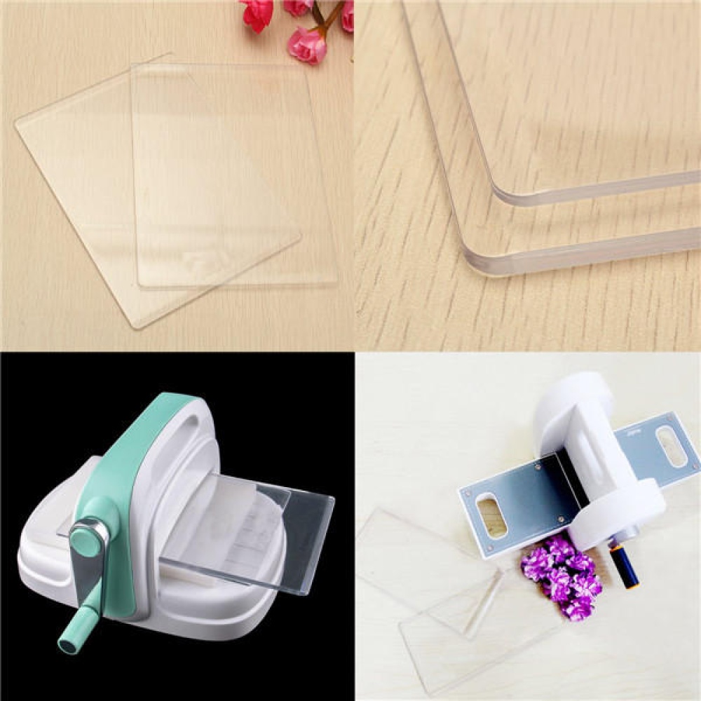 3mm/5mm Transparent Acrylic Cutting Embossing Plates Platform Dies Cutter Spacer - 5mm - Image 2