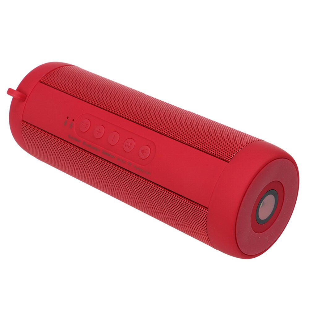 Bakeey 1800mAh Flashlight TF Card Wireless bluetooth Speaker Outdoor Ride Portable Small Speaker Waterproof Subwoofer - Red - Image 2