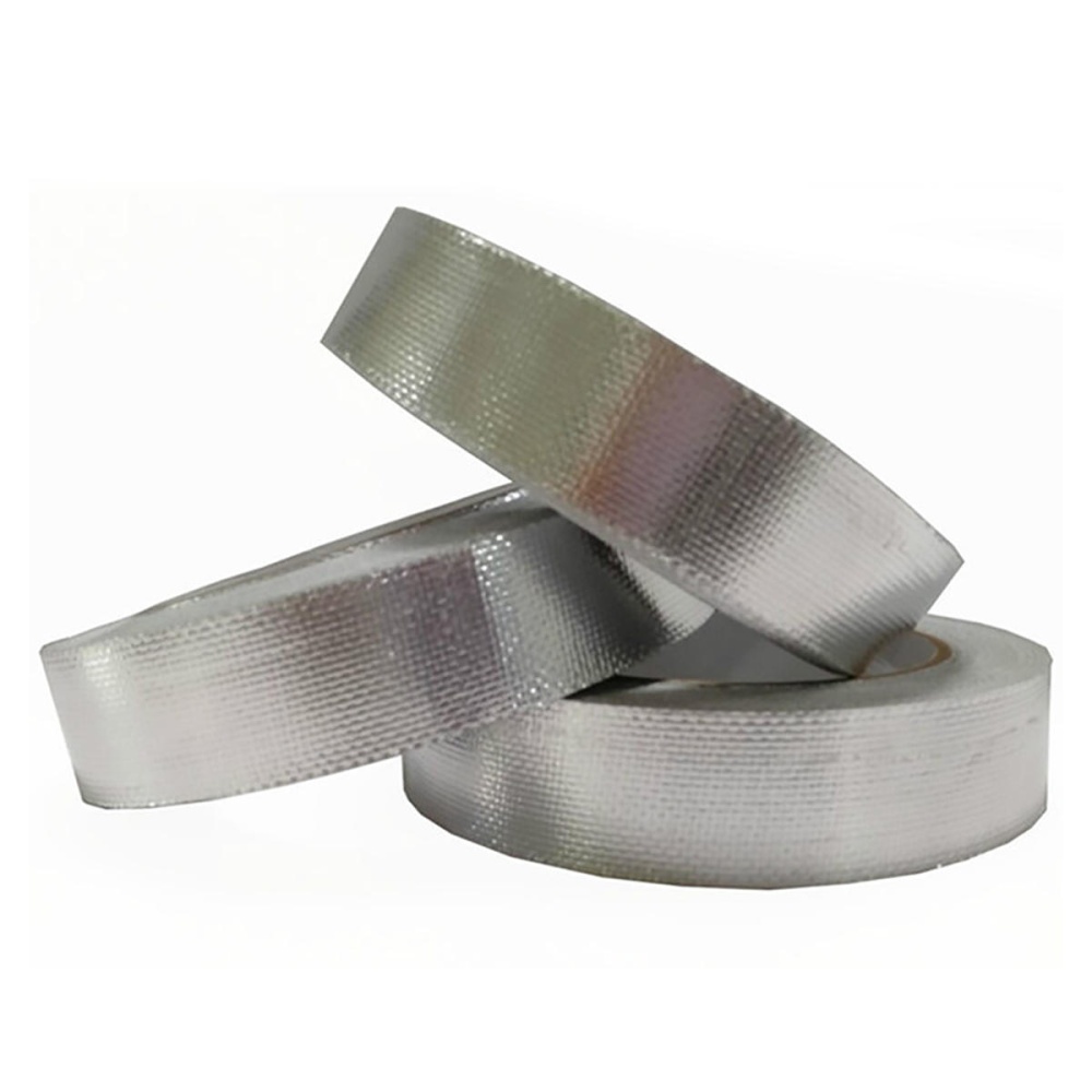 50M 2" Fiberglass Aluminium Foil Tape Self Adhesive Reinforced Heat Shield - 35mm - Image 2