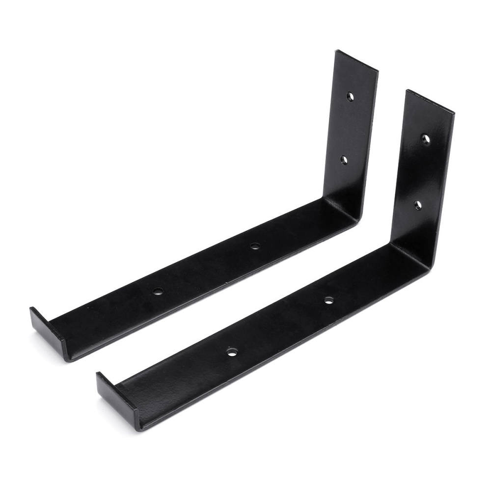 2Pcs Heavy Duty Scaffold Board Brackets For Wall Shelf Display Floating Boards Kitchen Storage Rack - A - Image 2