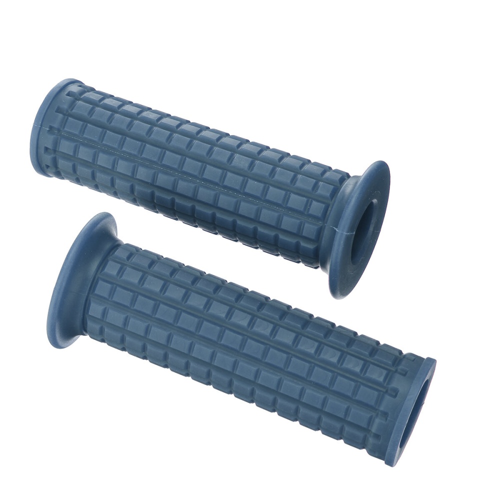 7/8 inch 22mm Rubber Handlebar End Grip For Motorcycle ATV Dirt Bike Cafe Racer - Gray