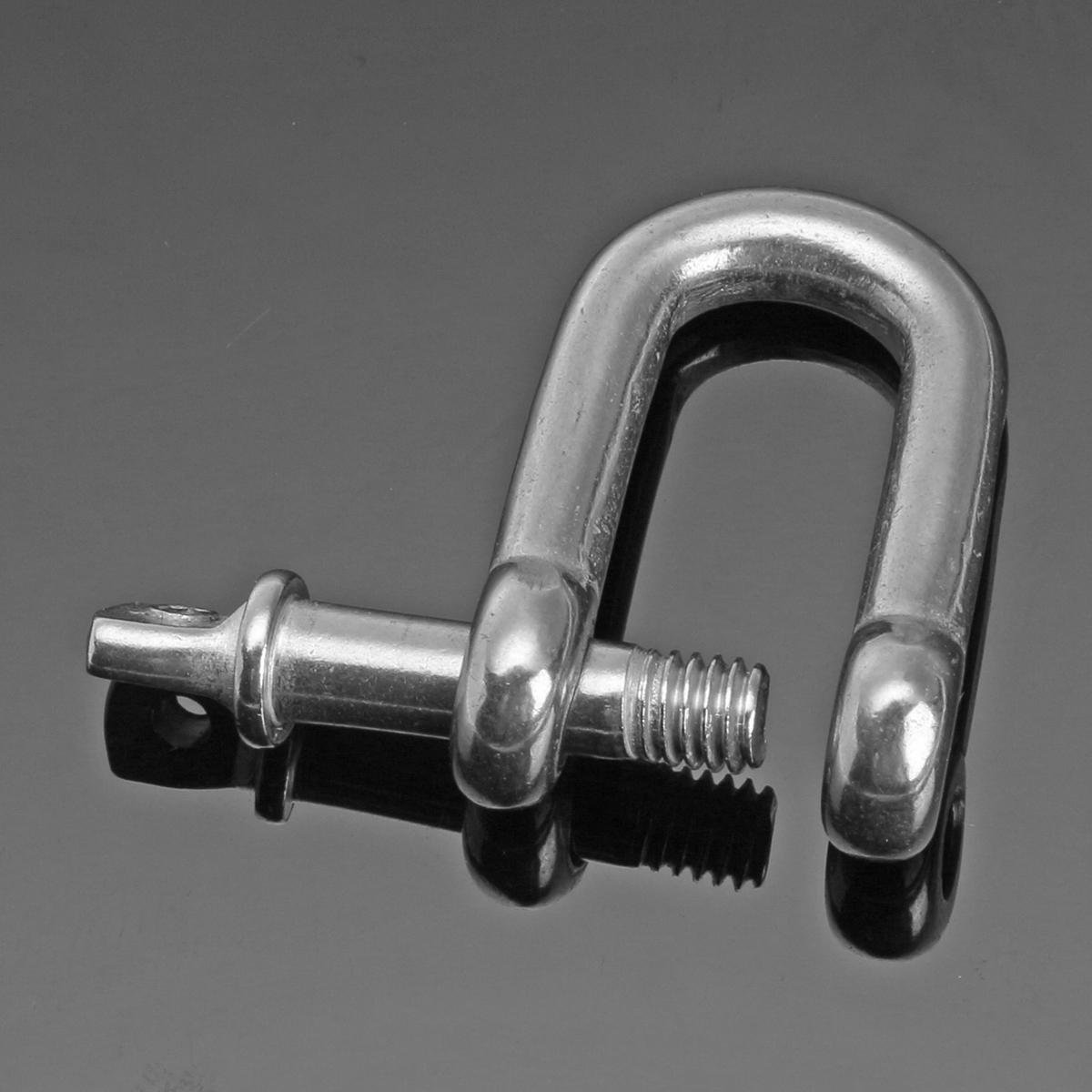 10Pcs Stainless Steel 316 D Ring Anchor Shackle Screw Pin for Paracord Bracelets - Image 2