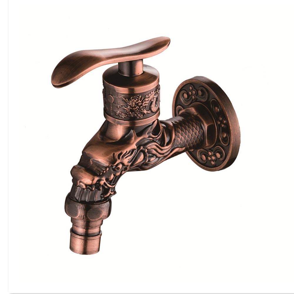 Vintage Antique Zinc Alloy Faucet Spigot Wall Mounted Faucet Bathroom - #1 - Image 2