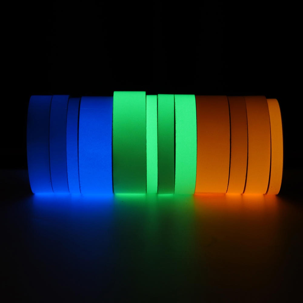 5M Self-adhesive Luminous Tape Night Vision Glow Dark Safety Warning for Car Home Stage Decoration - blue 1cm - Image 2