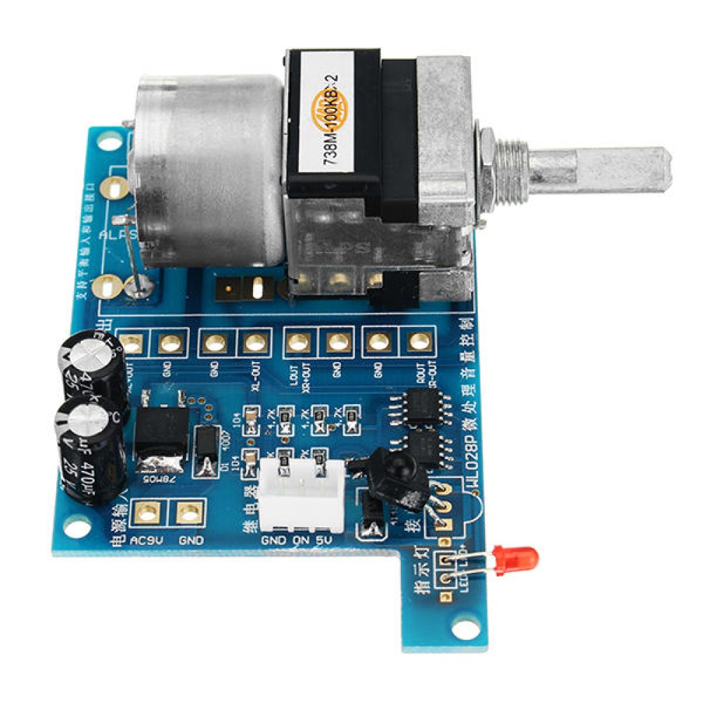 3Pcs AC/DC 9V Infrared Remote Control Volume Controller Board ALPS Pre Potentiometer - Image 2