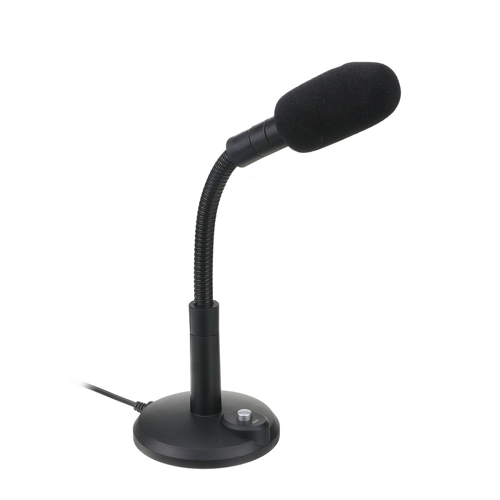 ELEGIANT RGM-03 USB PC Microphone Recording Computer Mic with Mute Button for Mac Laptop PC for Net Class Live Broadcast - Black - Image 2