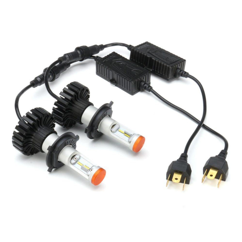 2pcs H7/9005/9006/H10 6500k LED Lamp Headlights Bulb Conversion Kit - 9006 - Image 2