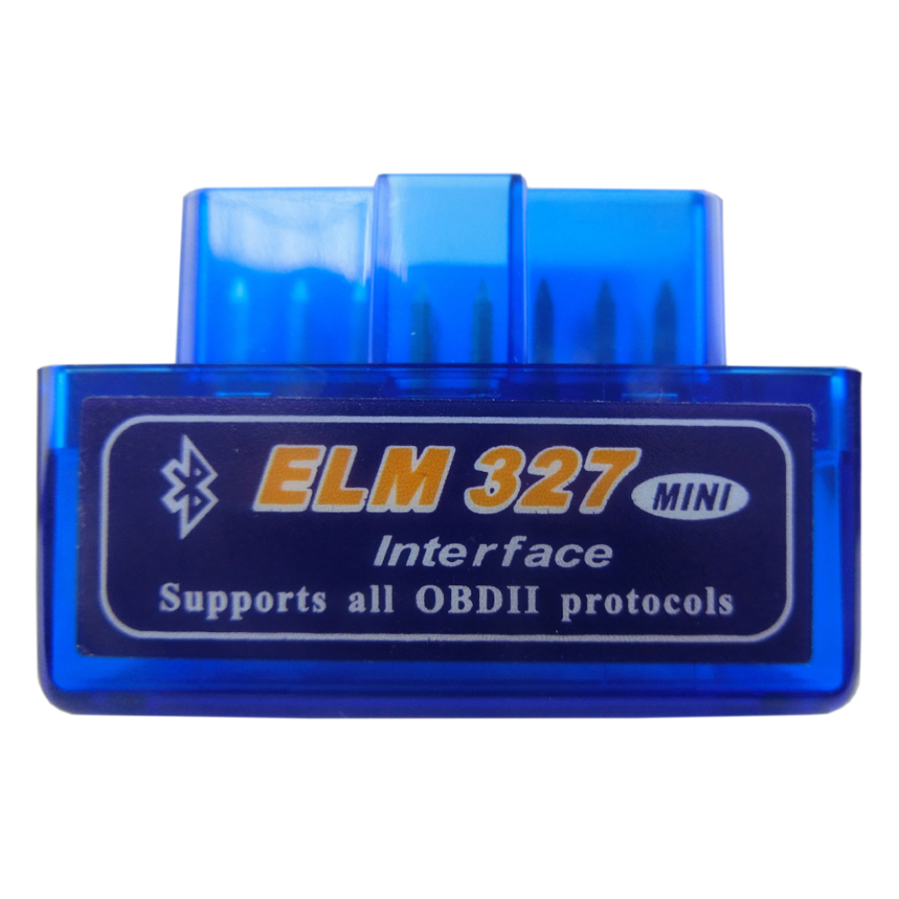 Mini ELM327 V1.5 OBD2 bluetooth Car Diagnostic Interface Scanner Code Reader OBDII Adapter Auto Diagnostic Tool - Blue