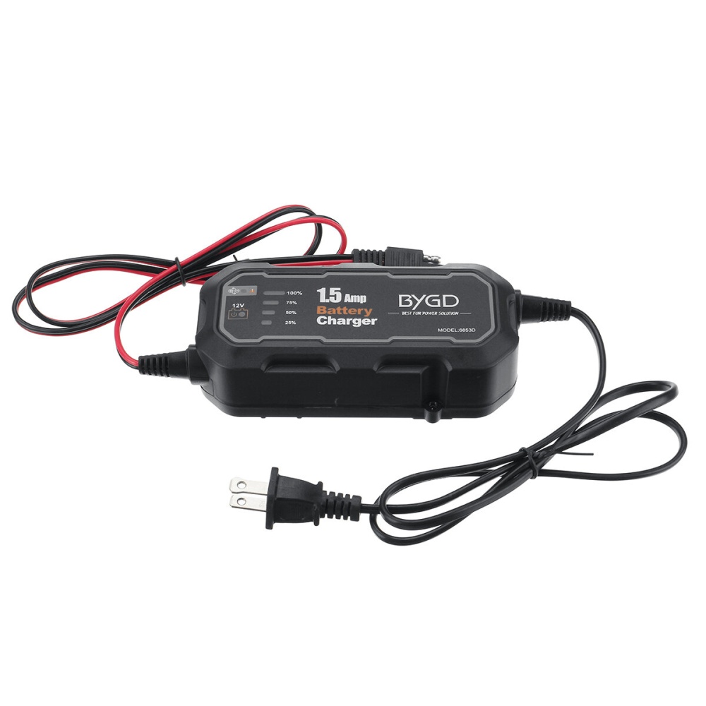 Portable 12V Auto Battery Charger Maintainer For Car Motorcycle Outdoor - Image 2