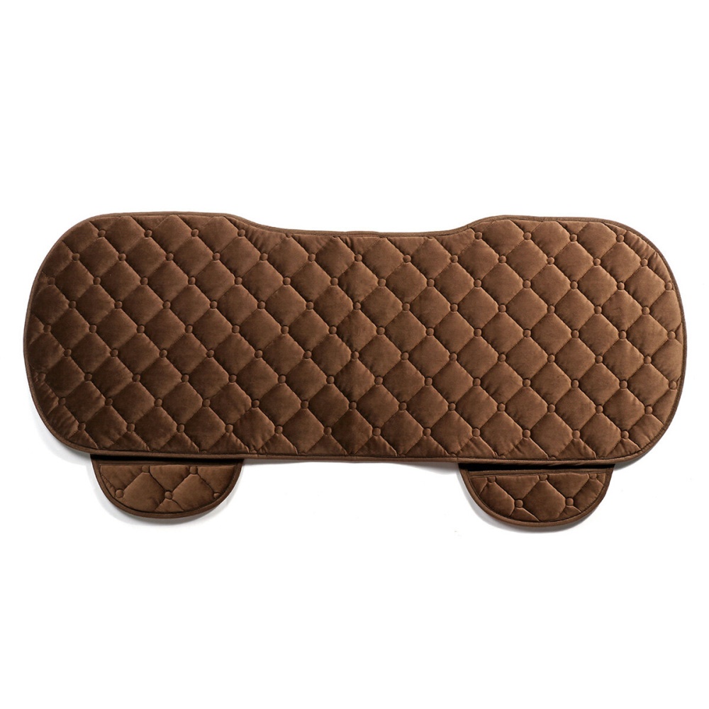 1PCS Universal Breathable Car Rear/Front Seat Pad Mat For Auto Chair Cushion - Coffee Back - Image 2