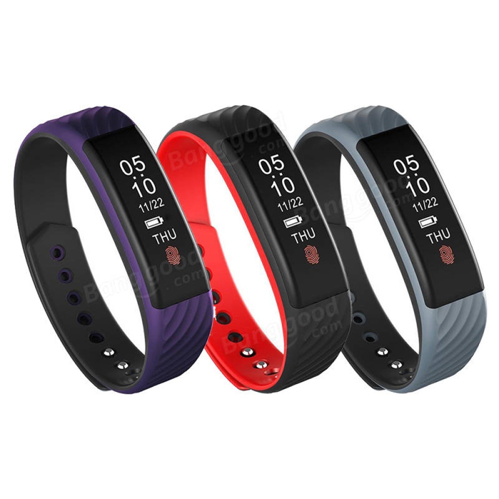 Bakeey W8 0.84 inch Heart Rate Monitor Fitness Sleep Tracker Reminder Smart Watch for iOS Android - Red