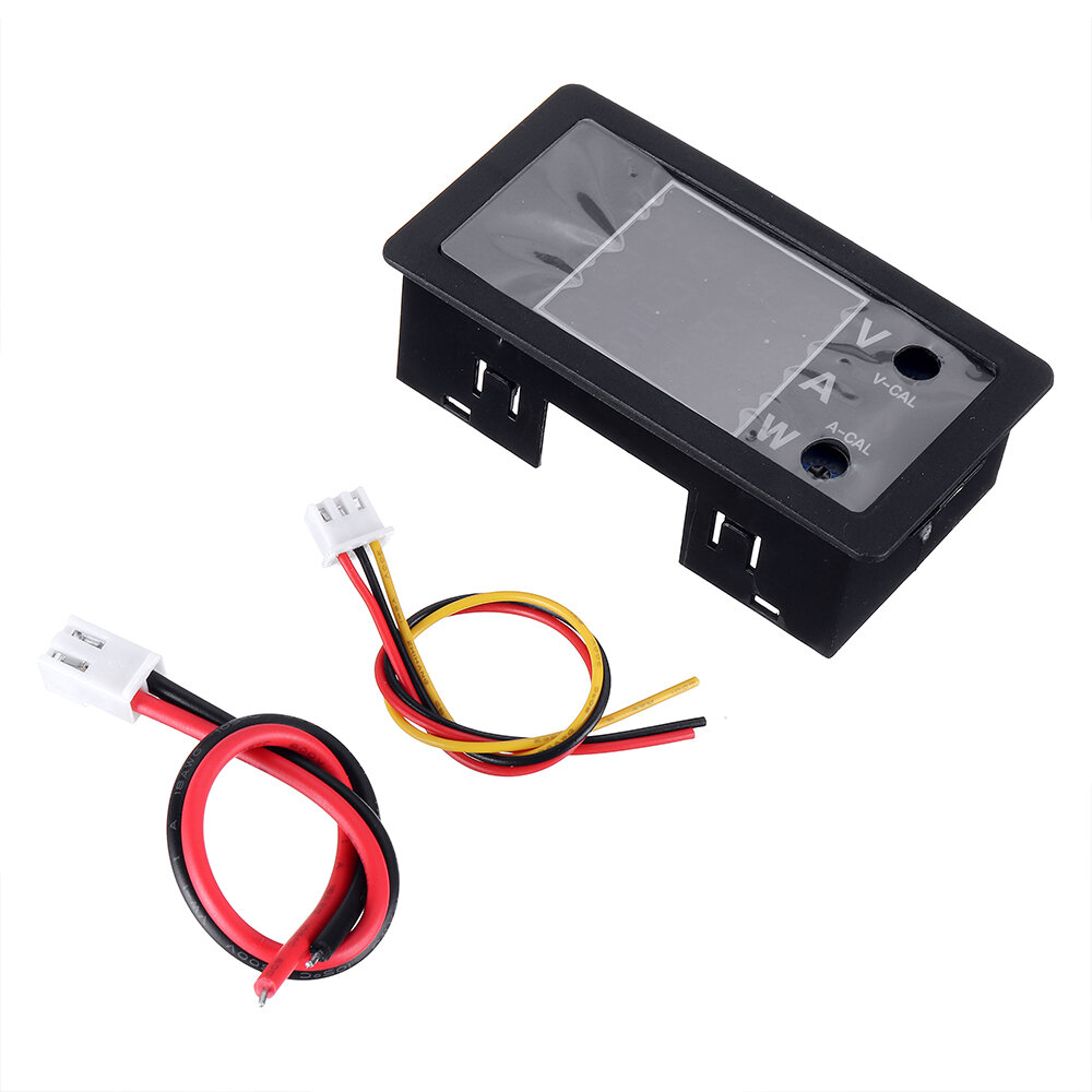 DC 0-100V 0-10A 1000W 0.28" LED Digital Voltmeter Ammeter Wattmeter Red Green Blue Voltage Current Tester Power Meter Monitor - Image 2