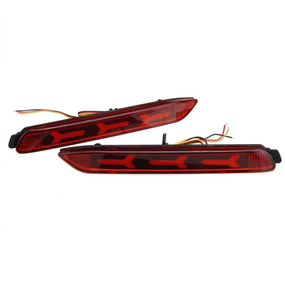 2PCS LED Rear Bumper Reflector Brake Stop Light For Toyota Camry/ Sienna/ Matrix/ Lexus - Image 2