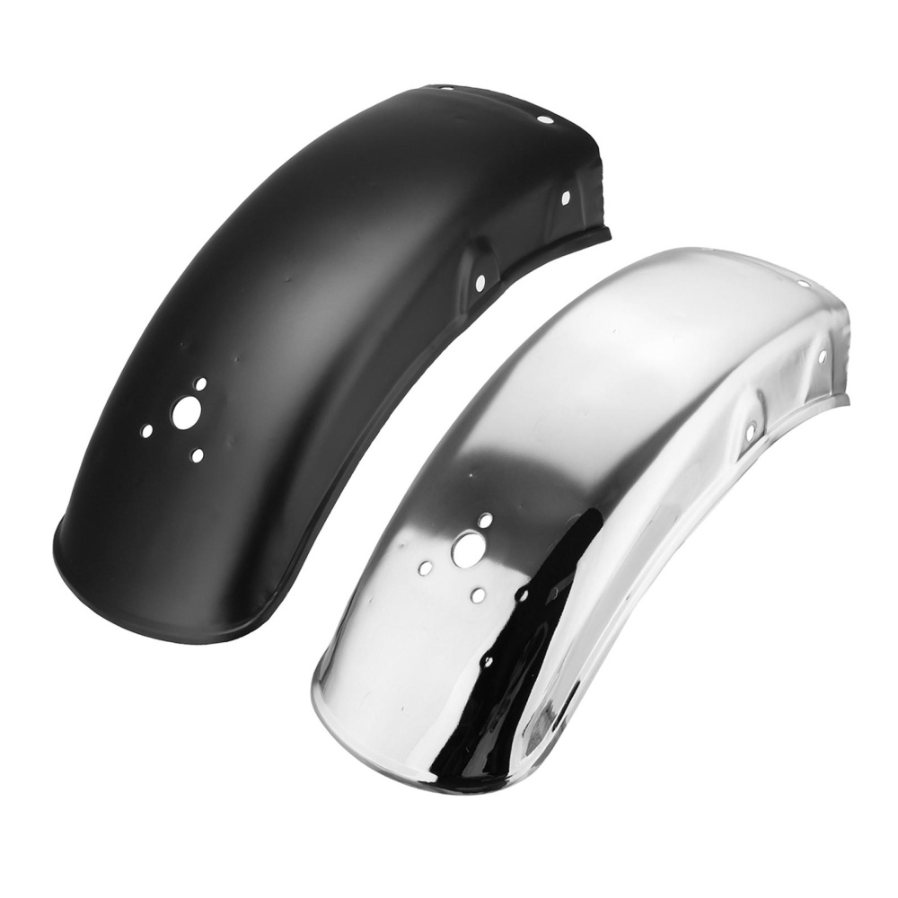 Motorcycle Rear Mudguard Fairing Mug Guard Cover For Suzuki GN125 GN250 Black Chrome - Chrome