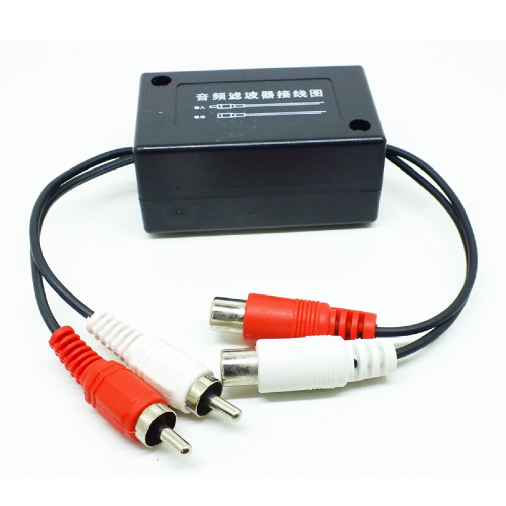 2 RCA Car Audio System Ground Loop Isolator (Electric hum Noise Reducer) - Image 2